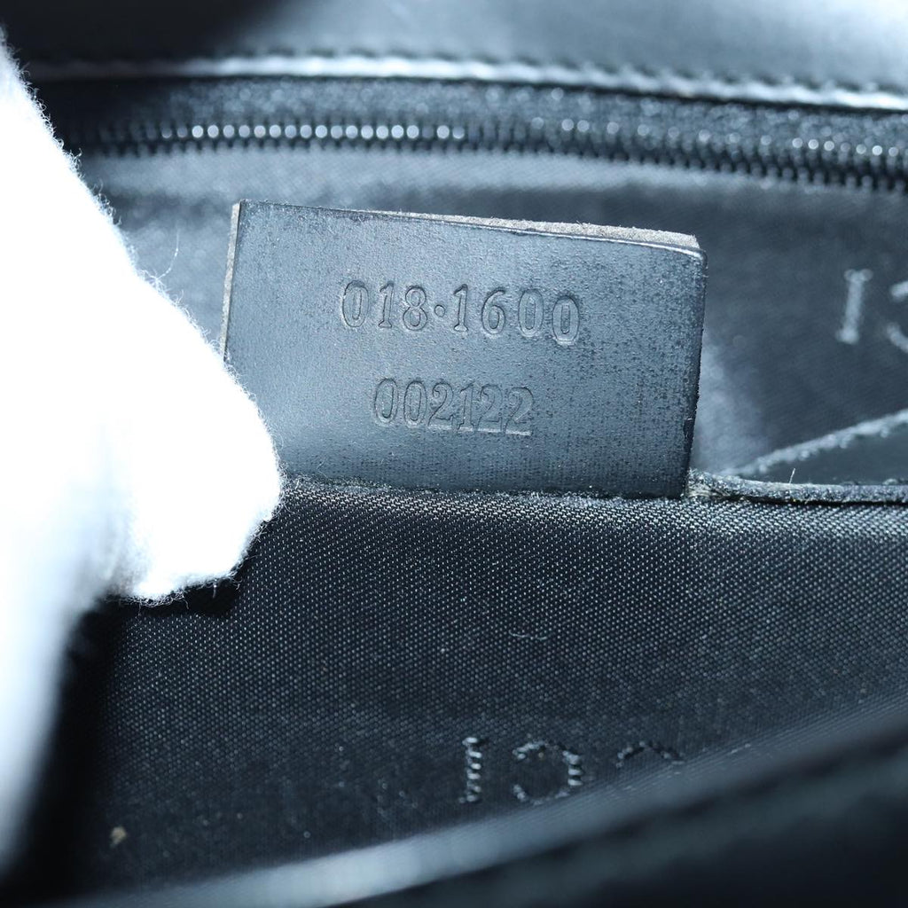 GUCCI Clutch Bag Leather Black bs16721