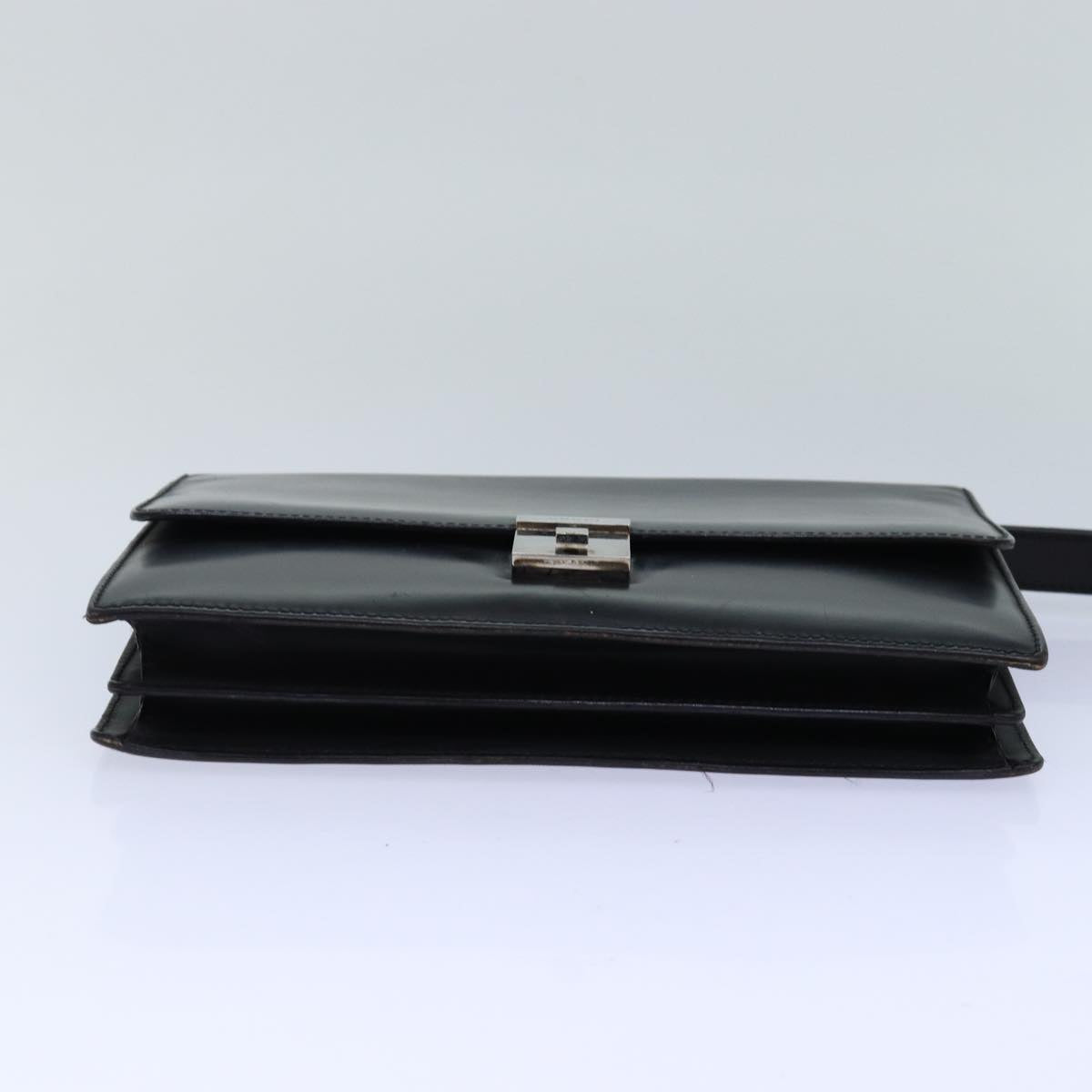 GUCCI Clutch Bag Leather Black bs16721