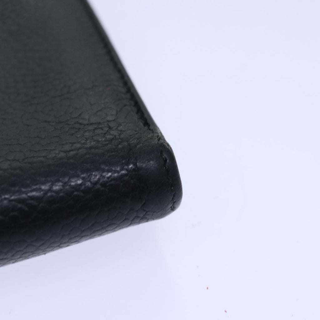 CHANEL COCO Mark Wallet Caviar Skin Black Gold CC bs16751