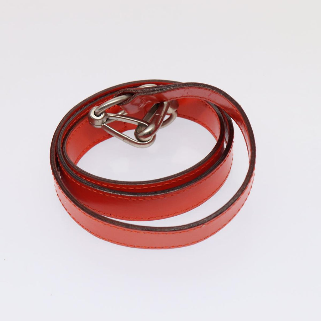 GUCCI Hand Bag Patent leather 2way Orange bs16767