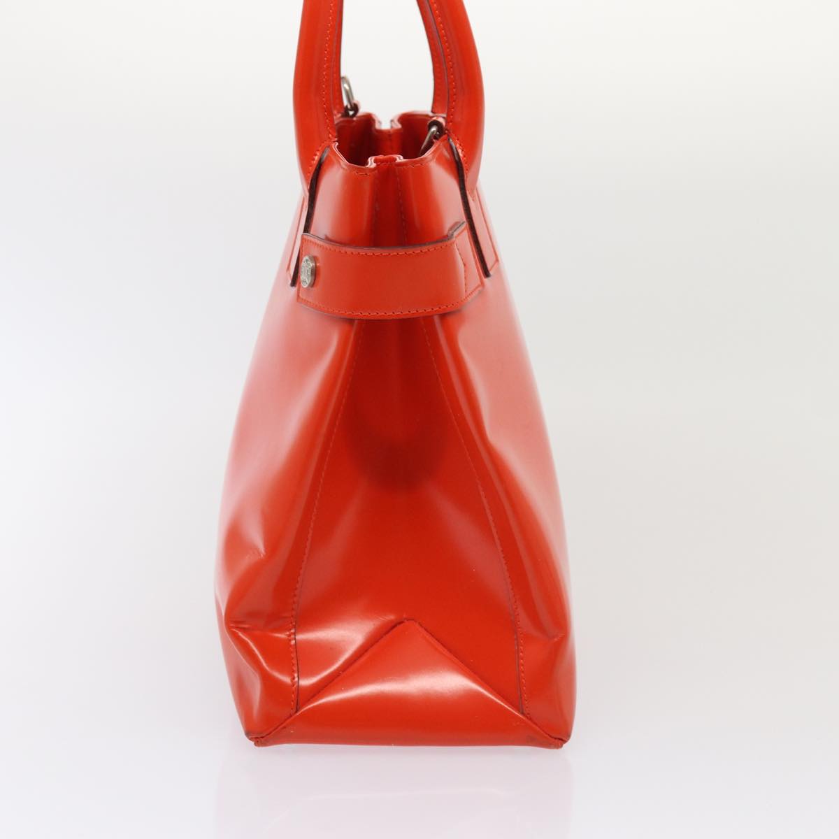 GUCCI Hand Bag Patent leather 2way Orange bs16767