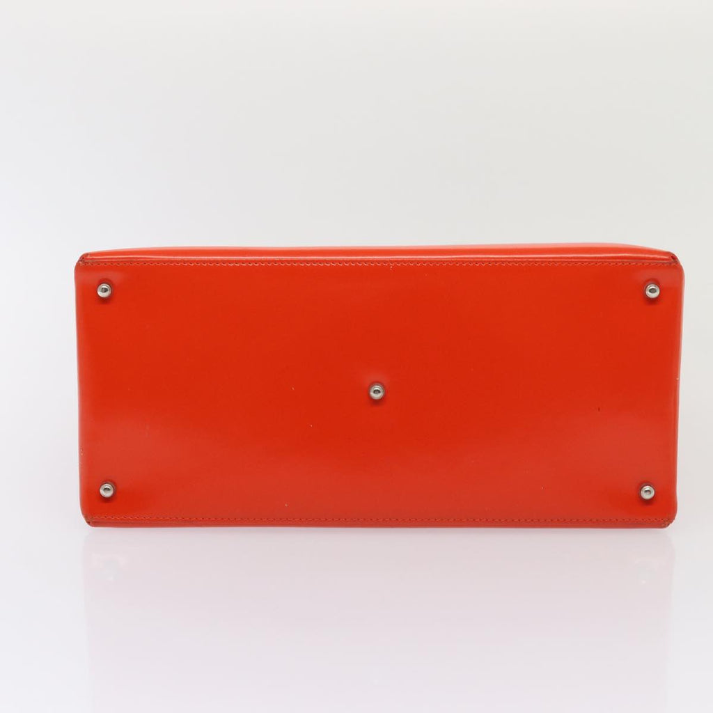 GUCCI Hand Bag Patent leather 2way Orange bs16767