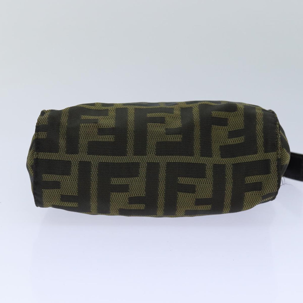 FENDI Zucca Canvas Pouch Brown Black bs16772