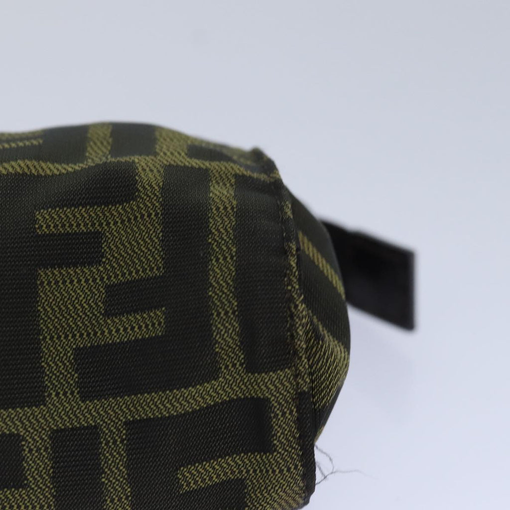 FENDI Zucca Canvas Pouch Brown Black bs16772