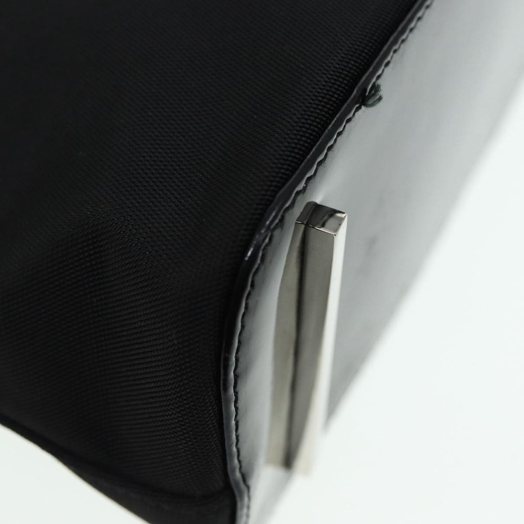 GUCCI Shoulder Bag Nylon Black Silver 001 3261 bs16778