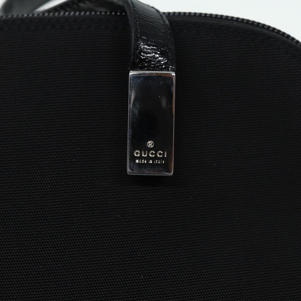 GUCCI Shoulder Bag Nylon Black Silver 001 3261 bs16778