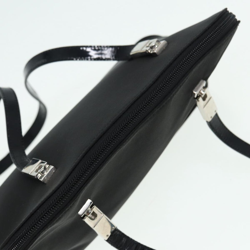 GUCCI Shoulder Bag Nylon Black Silver 001 3261 bs16778