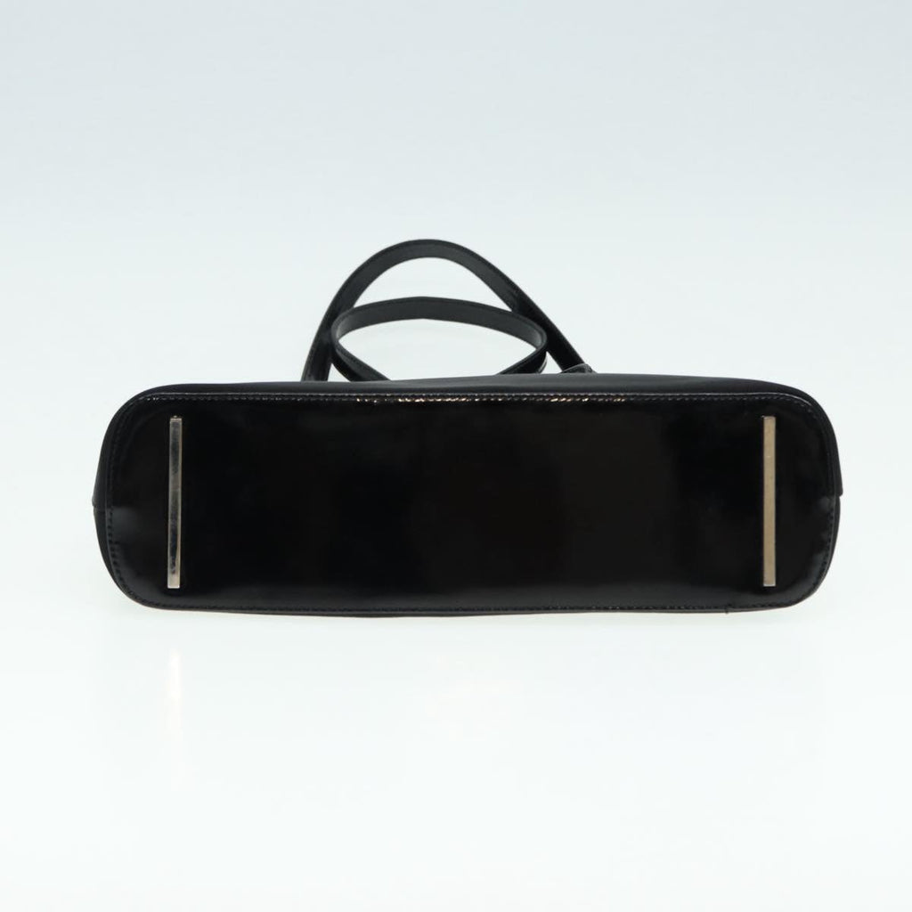 GUCCI Shoulder Bag Nylon Black Silver 001 3261 bs16778