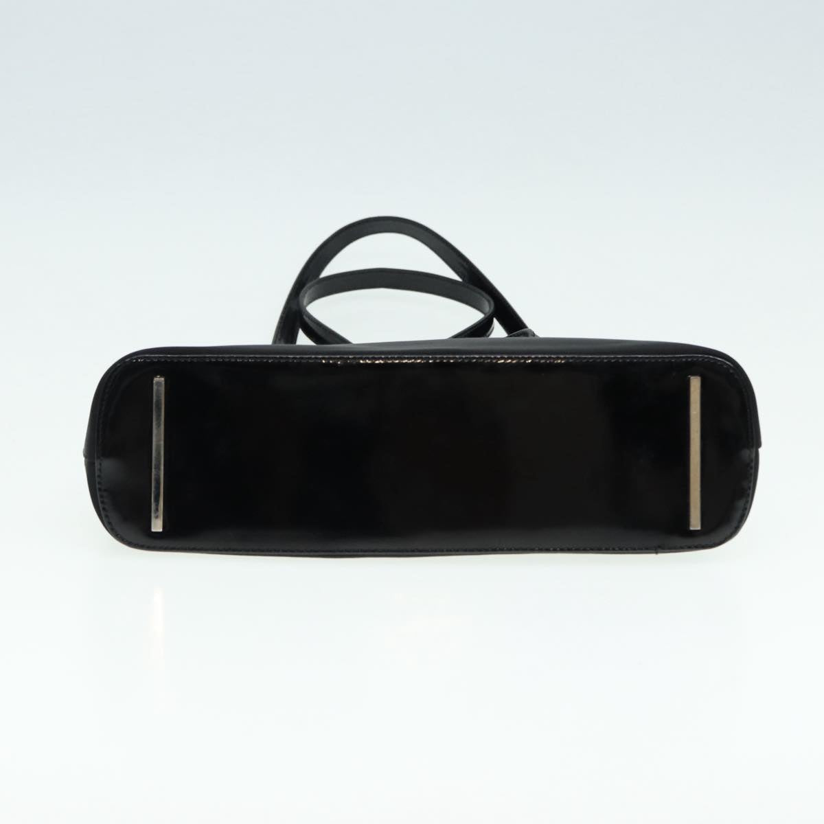 GUCCI Shoulder Bag Nylon Black Silver 001 3261 bs16778
