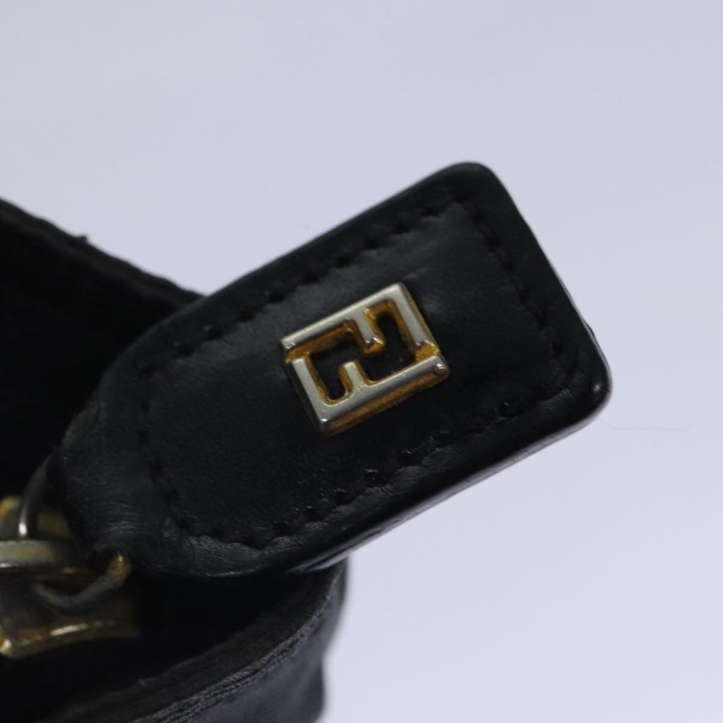FENDI Hand Bag Nylon Black bs16802