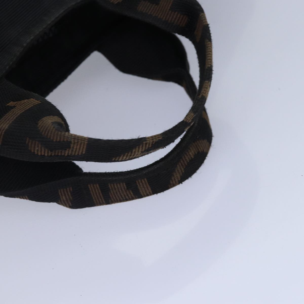 FENDI Hand Bag Nylon Black bs16802