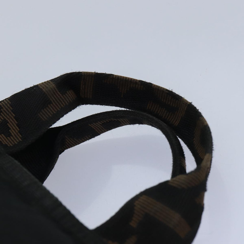 FENDI Hand Bag Nylon Black bs16802