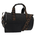 FENDI Hand Bag Canvas 2way Black Brown bs16831