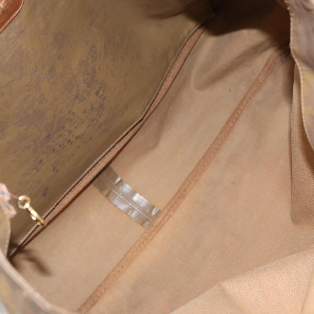 CHANEL COCO Mark Tote Bag Patent leather Beige CC bs16858