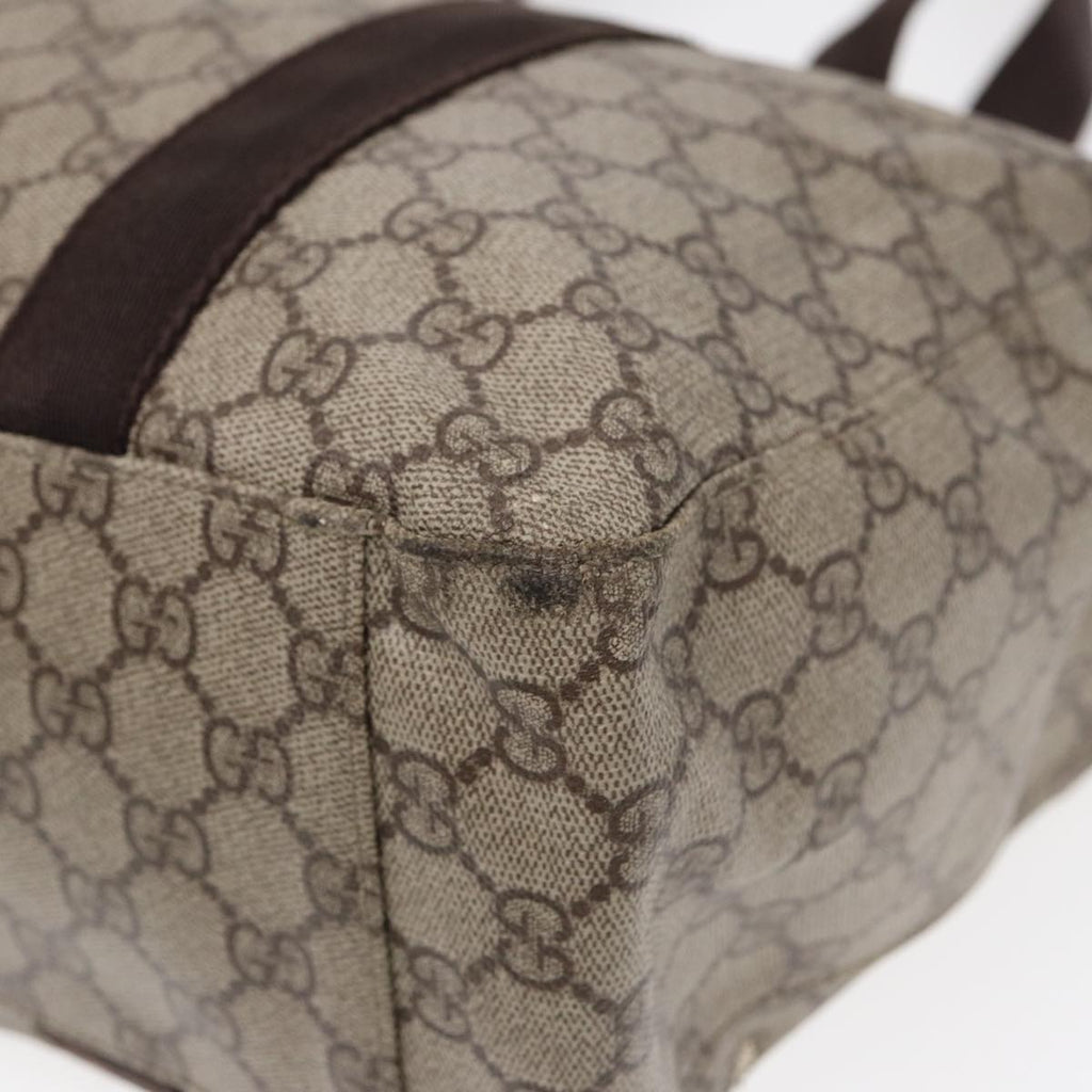 GUCCI GG Canvas Tote Bag Coated Canvas Beige bs16862