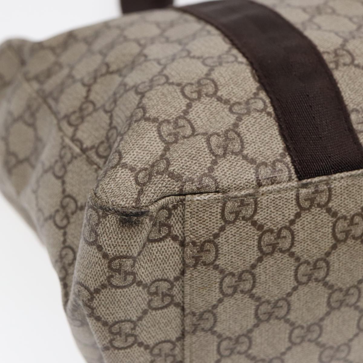 GUCCI GG Canvas Tote Bag Coated Canvas Beige bs16862