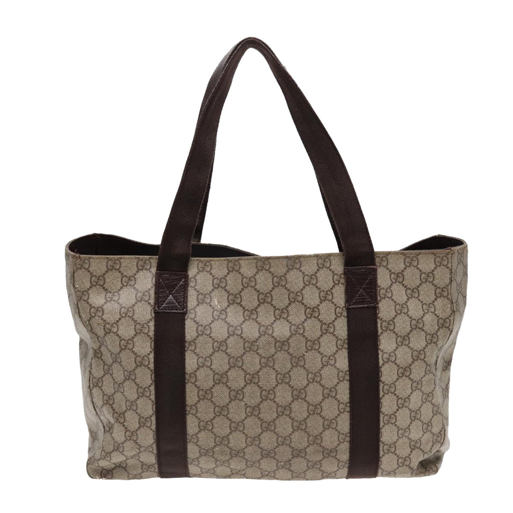 GUCCI GG Canvas Tote Bag Coated Canvas Beige bs16862