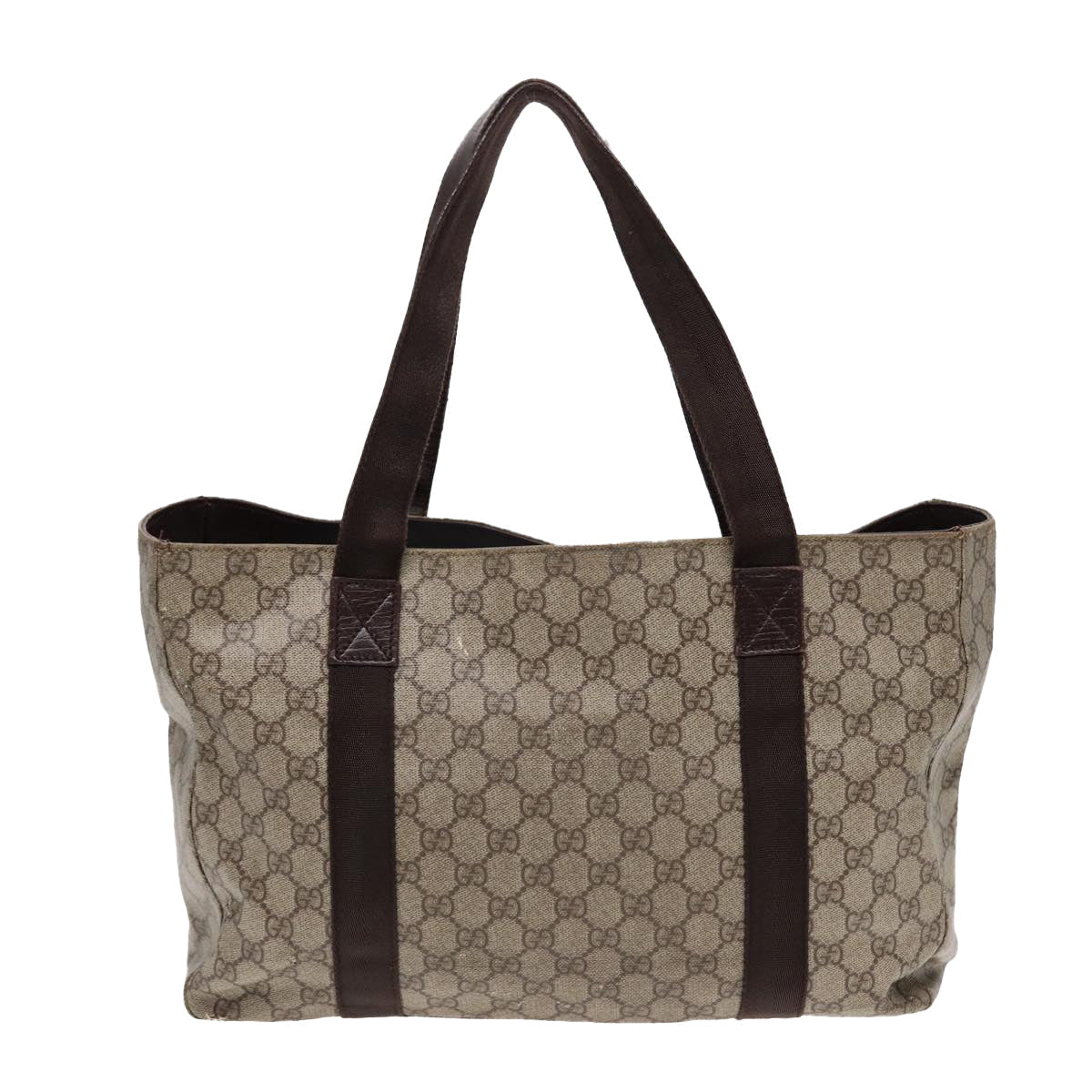 GUCCI GG Canvas Tote Bag Coated Canvas Beige bs16862