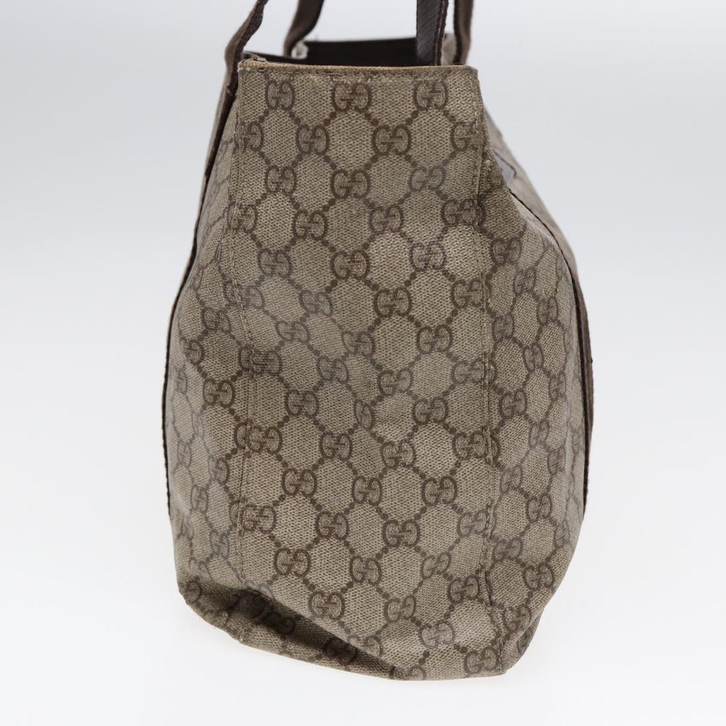 GUCCI GG Canvas Tote Bag Coated Canvas Beige bs16862
