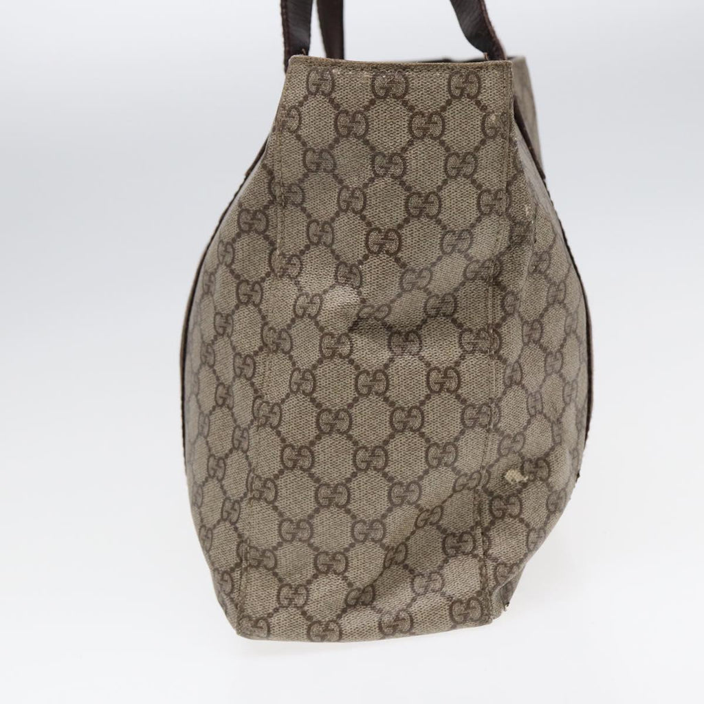 GUCCI GG Canvas Tote Bag Coated Canvas Beige bs16862