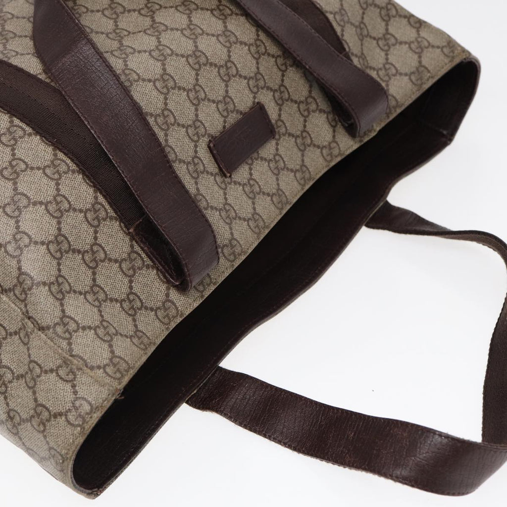 GUCCI GG Canvas Tote Bag Coated Canvas Beige bs16862