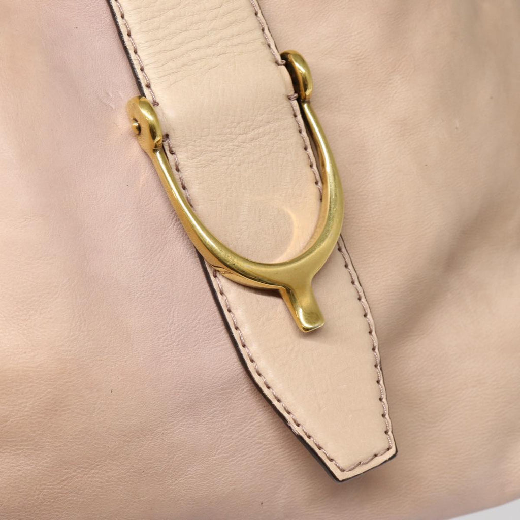 GUCCI Hand Bag Leather Pink Gold 296856 bs16897