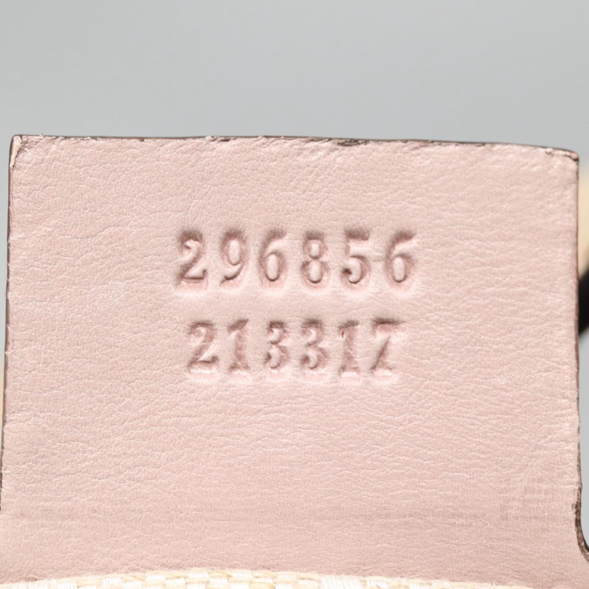 GUCCI Hand Bag Leather Pink Gold 296856 bs16897