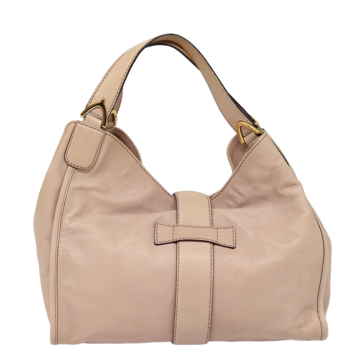 GUCCI Hand Bag Leather Pink Gold 296856 bs16897