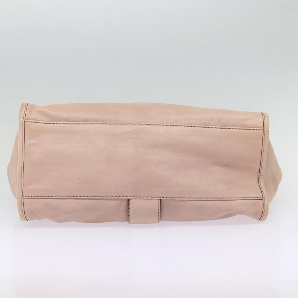 GUCCI Hand Bag Leather Pink Gold 296856 bs16897