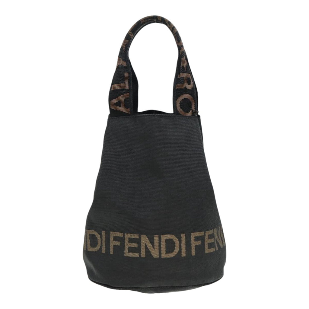 FENDI Hand Bag Nylon Black bs16931