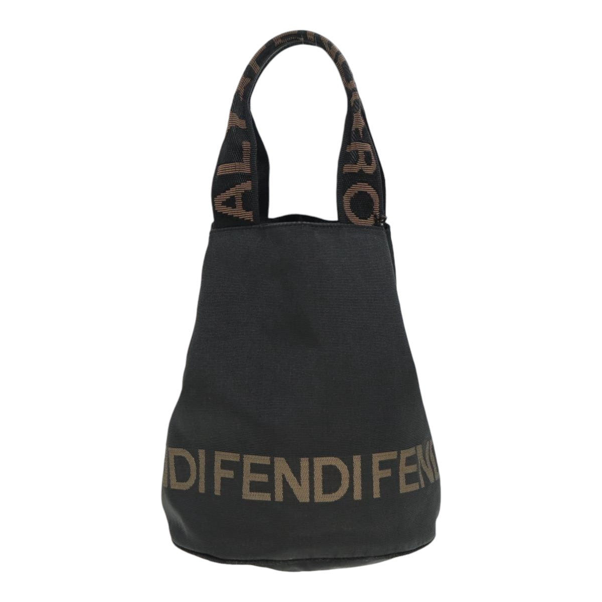 FENDI Hand Bag Nylon Black bs16931