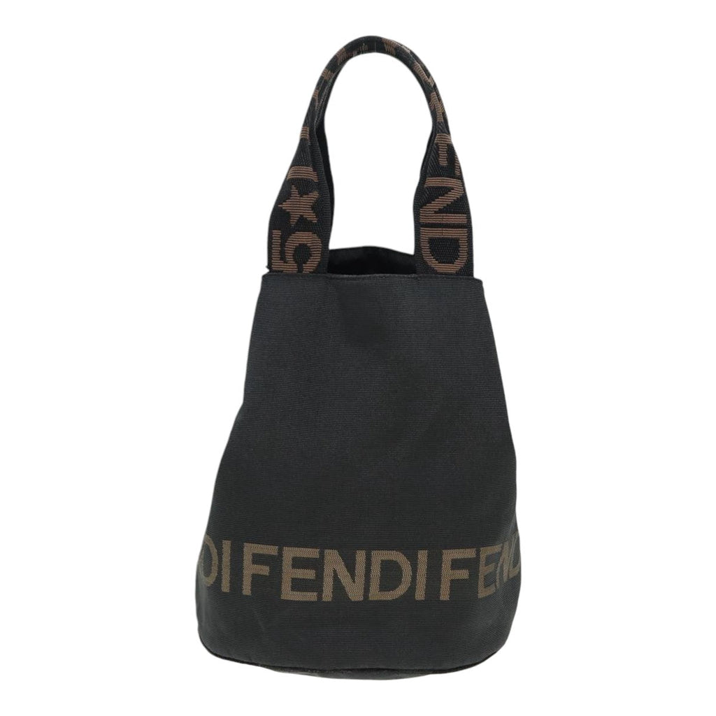 FENDI Hand Bag Nylon Black bs16931