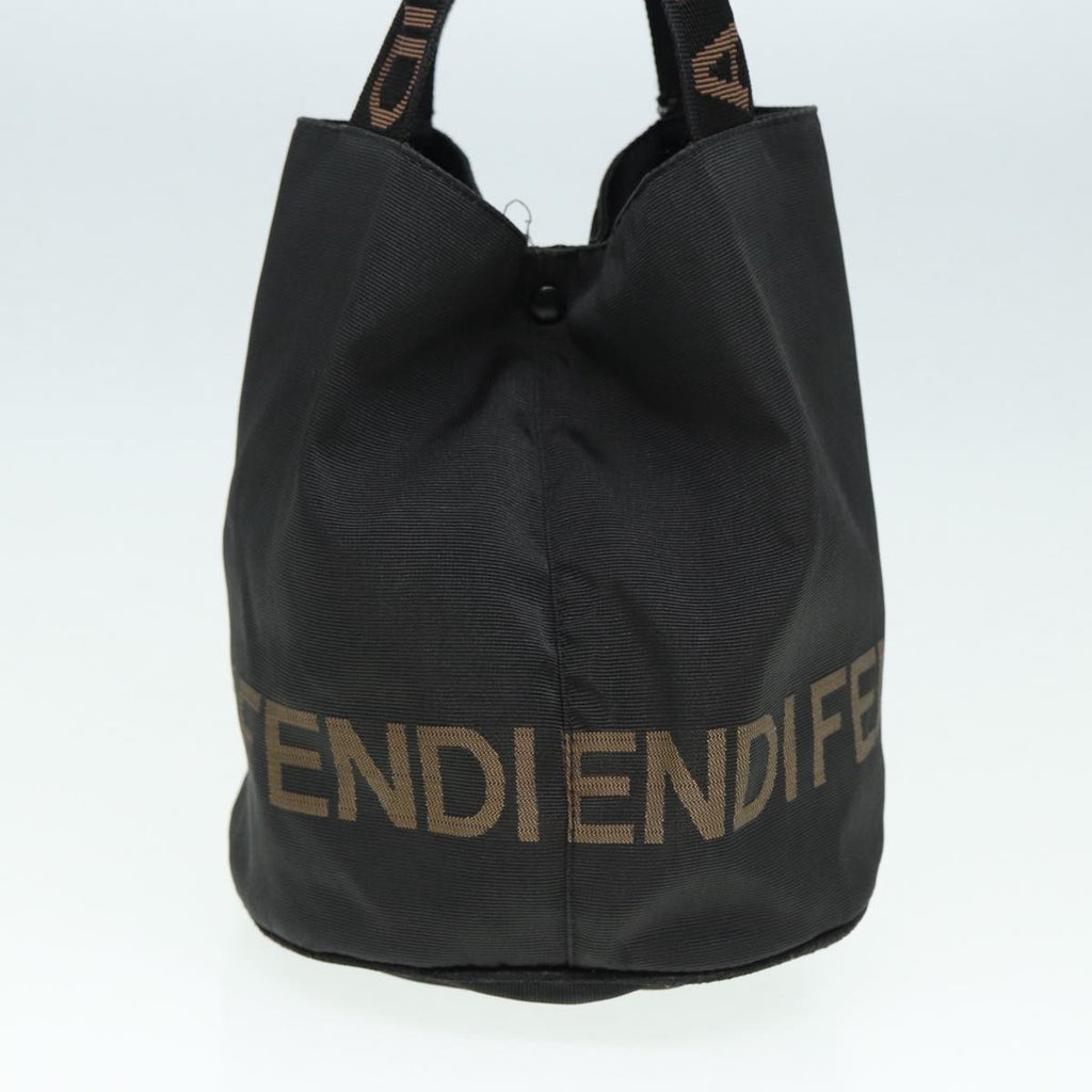 FENDI Hand Bag Nylon Black bs16931