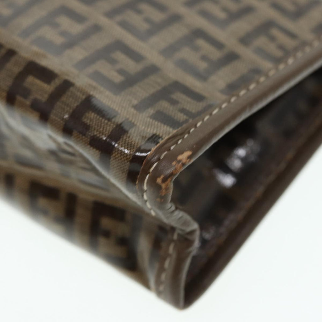 FENDI Zucchino Canvas Pouch Brown bs16934
