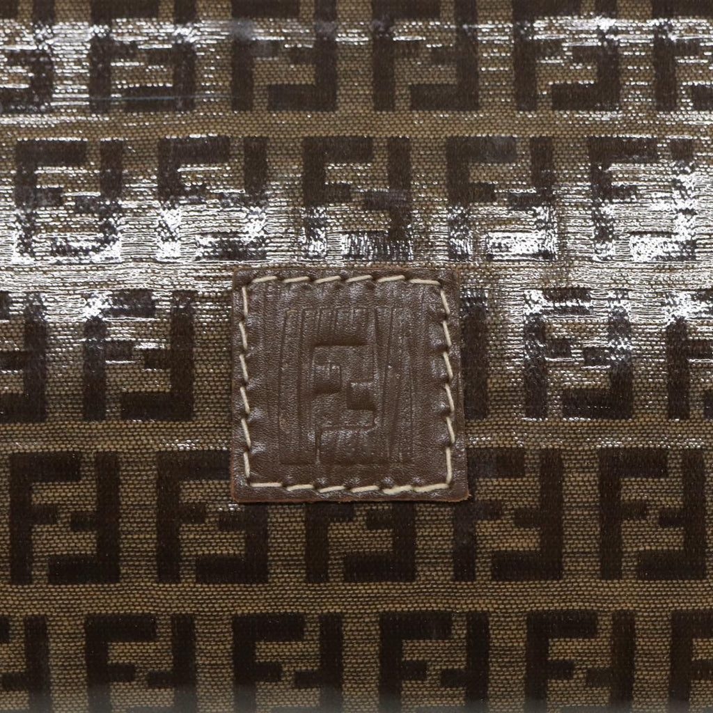 FENDI Zucchino Canvas Pouch Brown bs16934