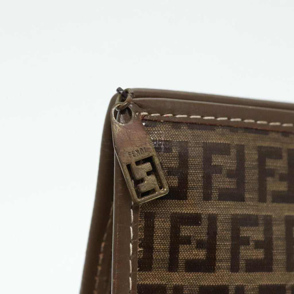 FENDI Zucchino Canvas Pouch Brown bs16934