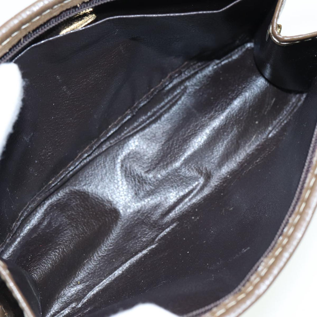 FENDI Zucchino Canvas Pouch Brown bs16934