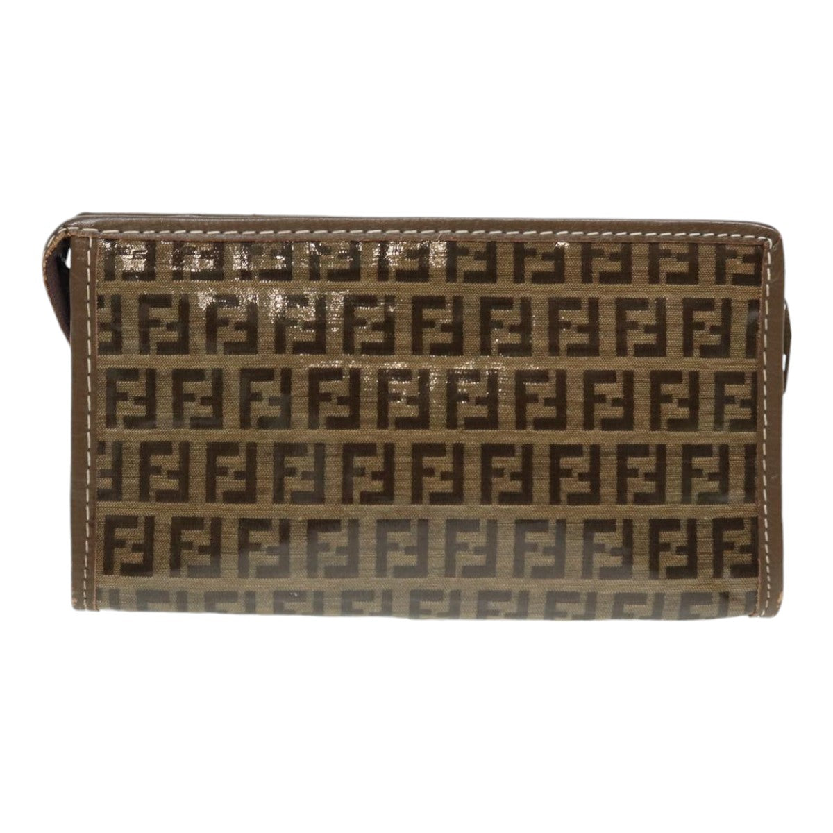 FENDI Zucchino Canvas Pouch Brown bs16934