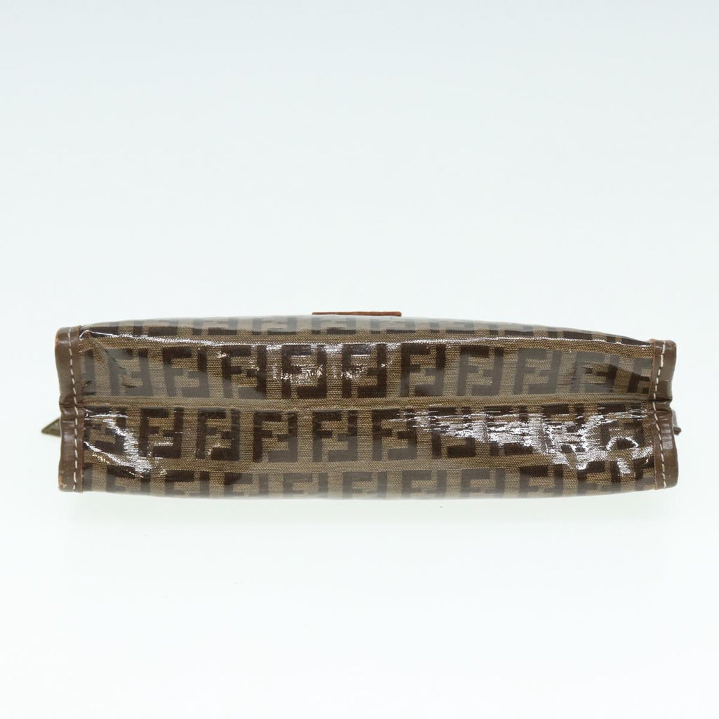 FENDI Zucchino Canvas Pouch Brown bs16934