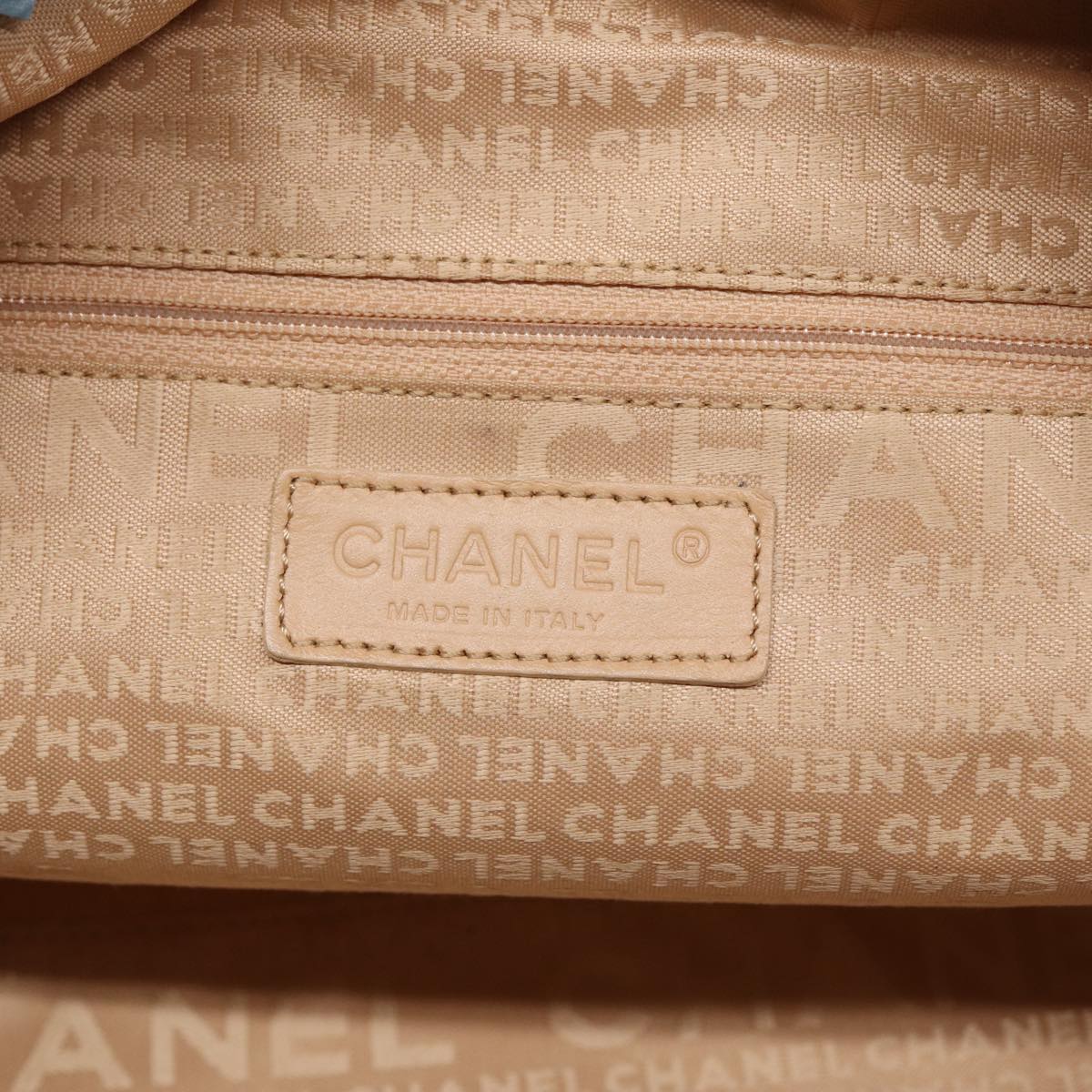 CHANEL Choco Bar Shoulder Bag Caviar Skin Pink Silver CC bs16980