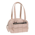 CHANEL Choco Bar Shoulder Bag Caviar Skin Pink Silver CC bs16980