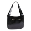 GUCCI Shoulder Bag Patent leather Black Silver bs17018