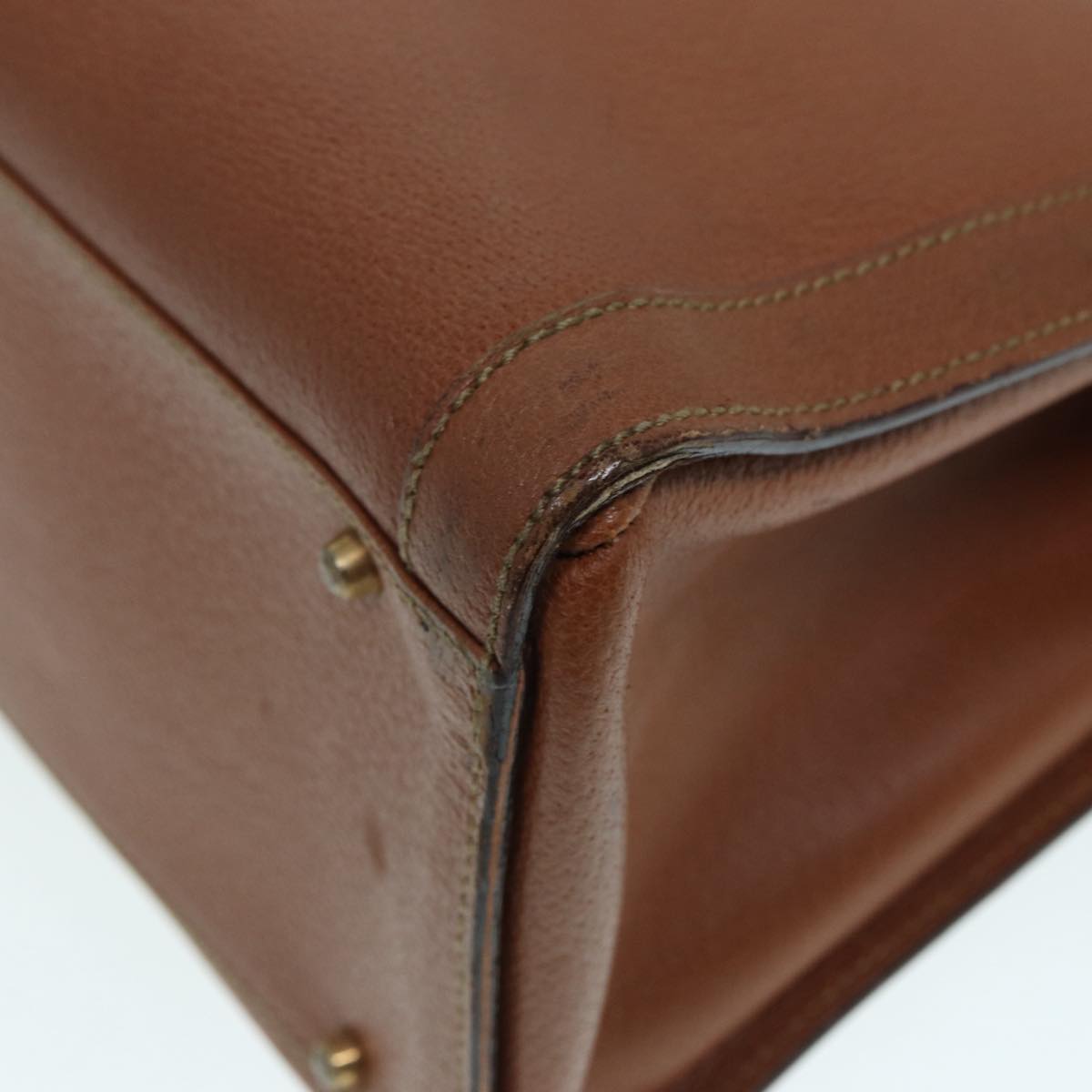GUCCI Bamboo Hand Bag Leather Brown Gold 002 1186 0260 bs17019