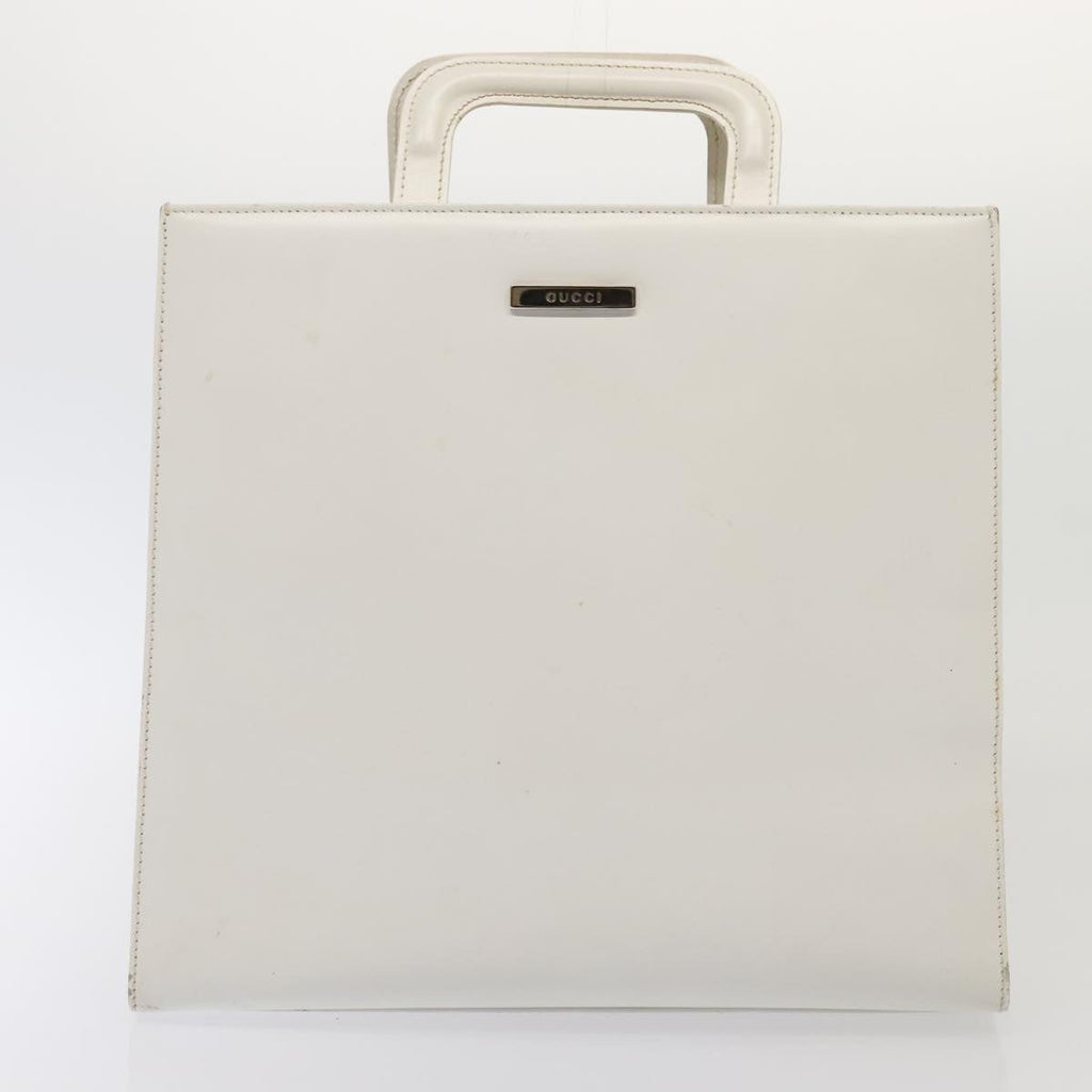 GUCCI Shoulder Bag Vinyl Clear White Silver 001 2058 1772 5 bs17041