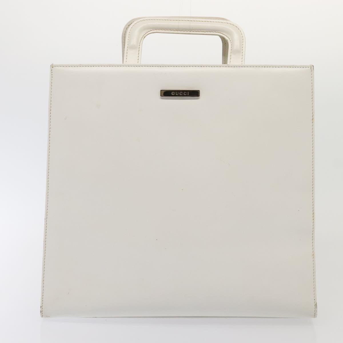 GUCCI Shoulder Bag Vinyl Clear White Silver 001 2058 1772 5 bs17041