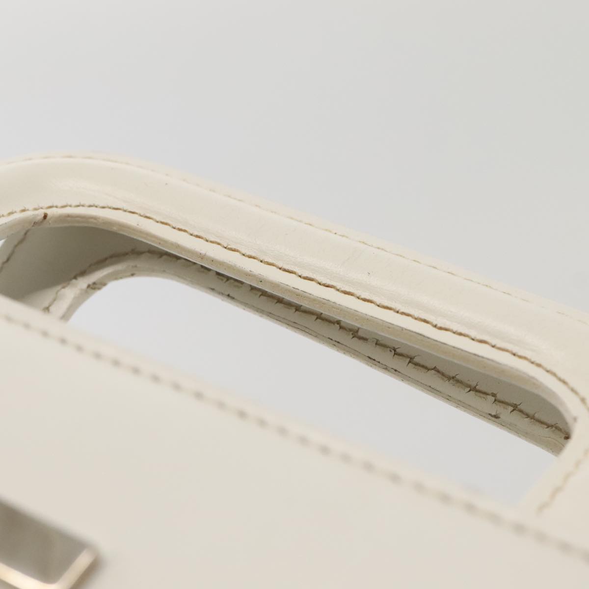 GUCCI Shoulder Bag Vinyl Clear White Silver 001 2058 1772 5 bs17041