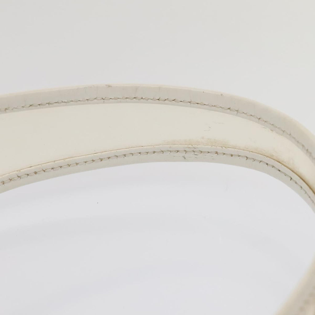 GUCCI Shoulder Bag Vinyl Clear White Silver 001 2058 1772 5 bs17041