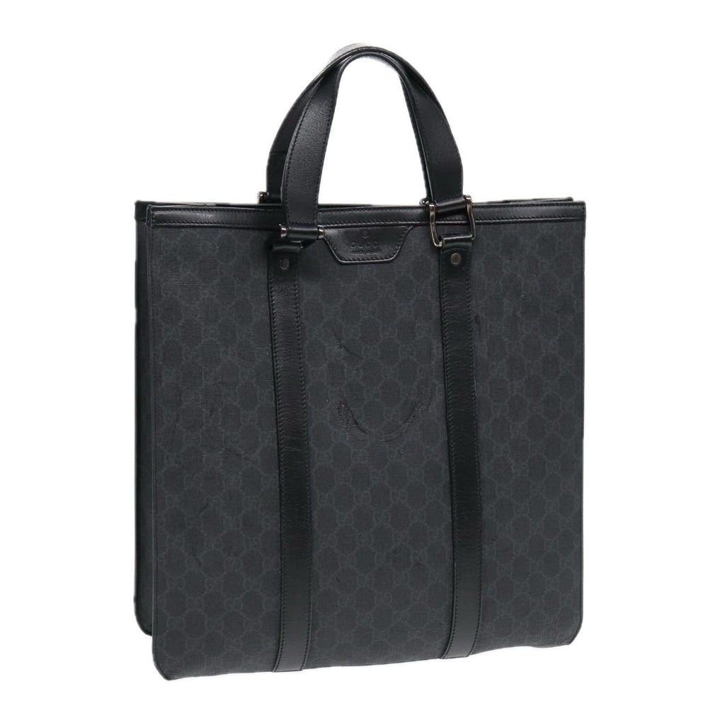 GUCCI GG Canvas Hand Bag Black 322072 bs17120
