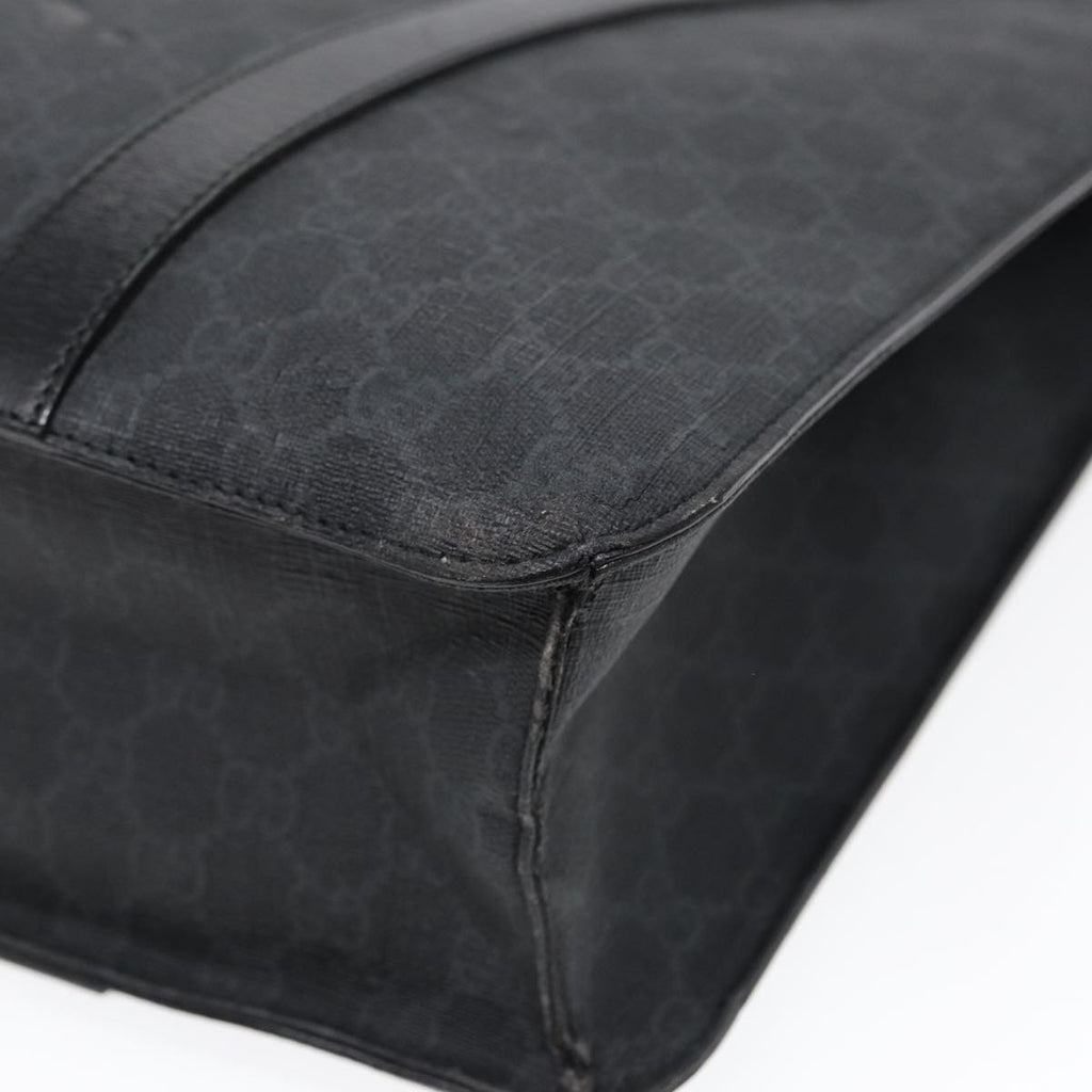GUCCI GG Canvas Hand Bag Black 322072 bs17120