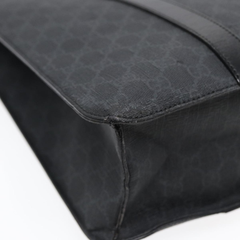 GUCCI GG Canvas Hand Bag Black 322072 bs17120